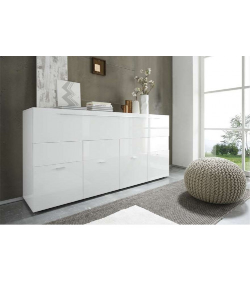 Buffet BIZIANNO blanc 161 cm