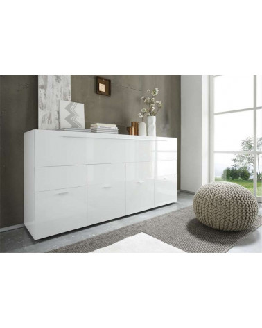 Buffet BIZIANNO blanc 161 cm