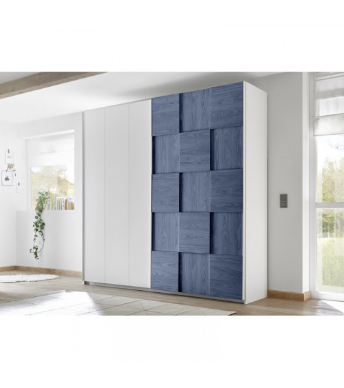 Armoire SATORI bleu 179 x 205 x 57 cm