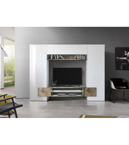Ensemble meuble TV ENRICO 258 cm pero