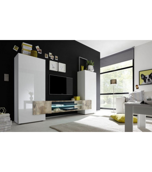 Ensemble meuble TV MARIO 258 cm pero