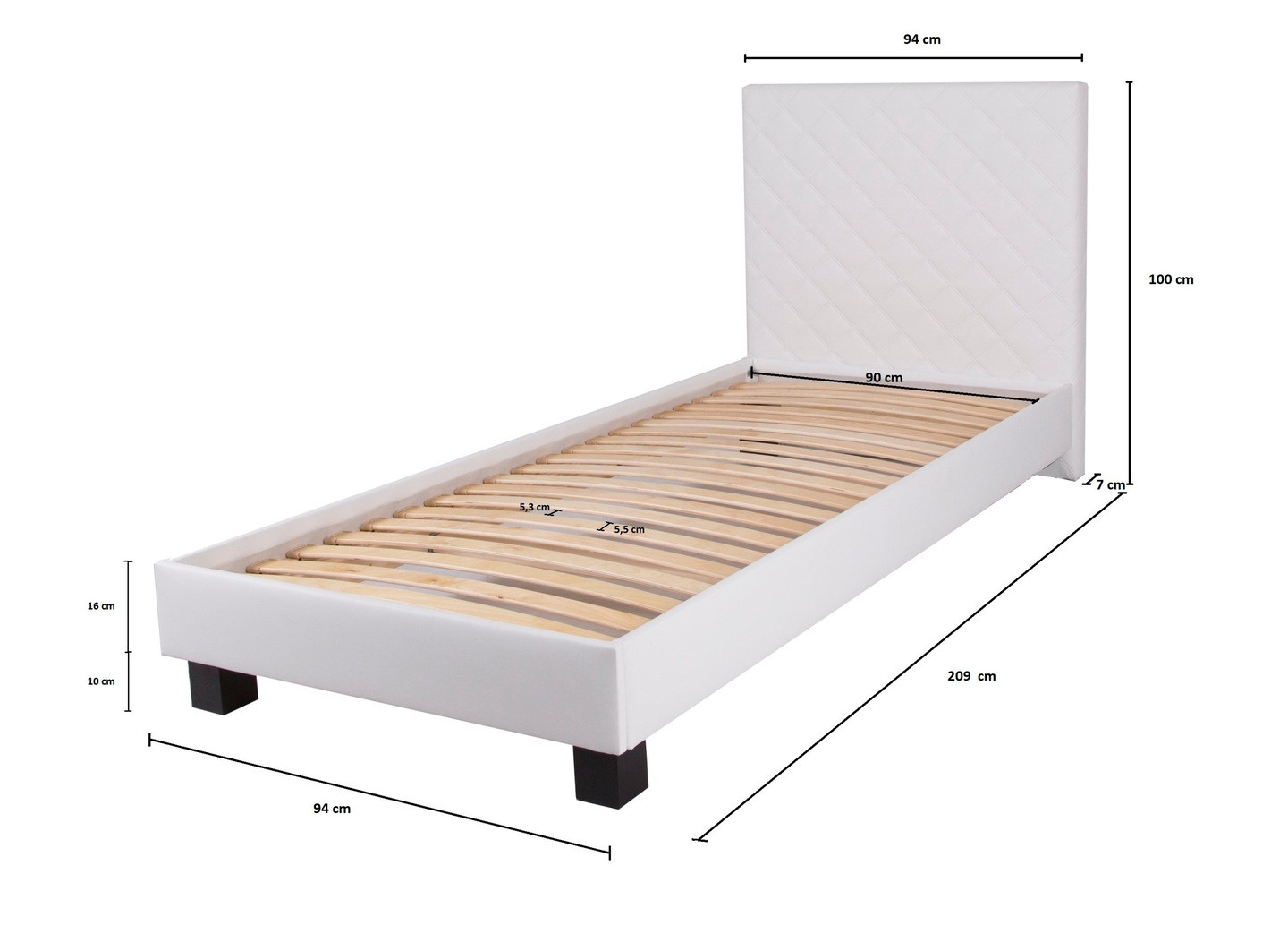 cama de adulto ELBA 90cm