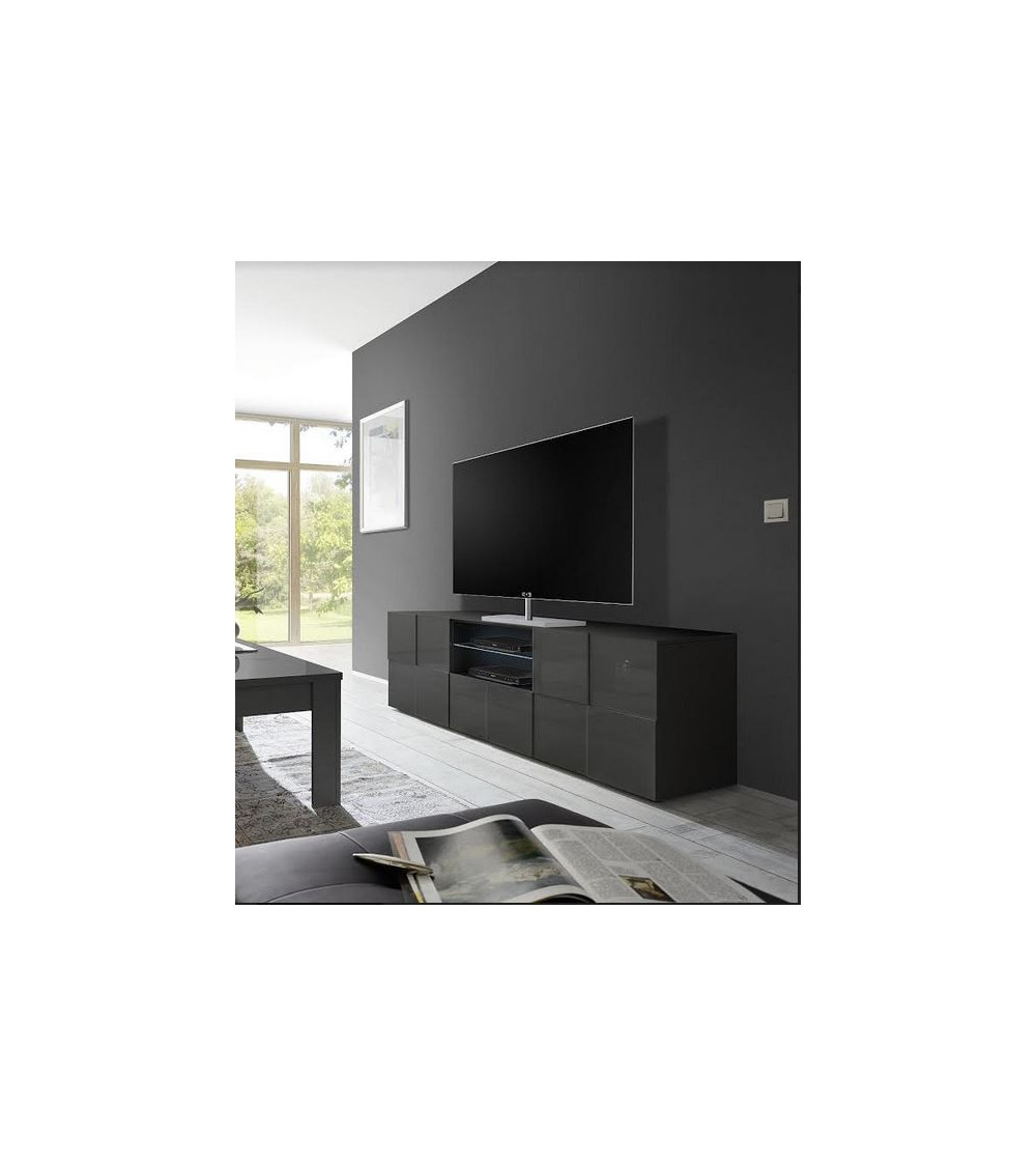 Meuble TV DAMA GRIS 121cm