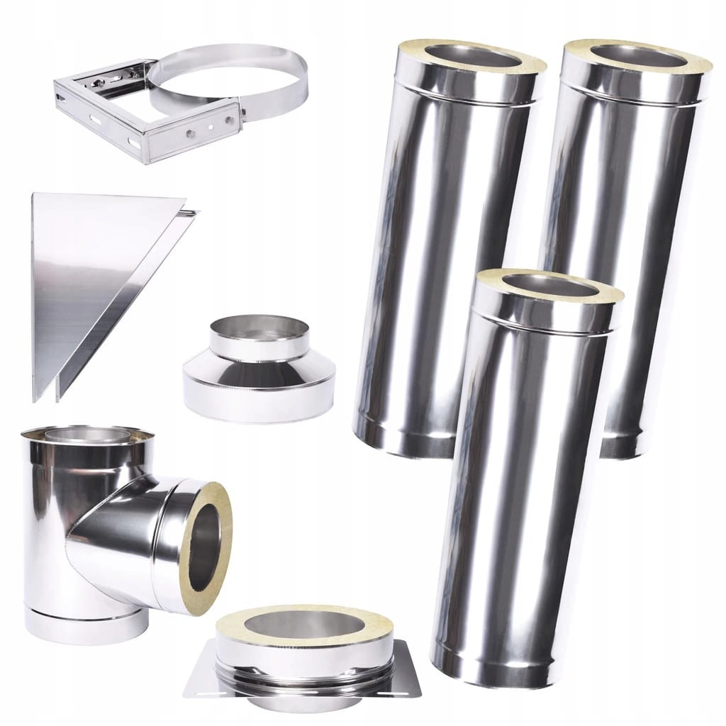 KIT CONDUIT ISOLE EN EXTERIEUR - 6 MÈTRES 80 - Inox