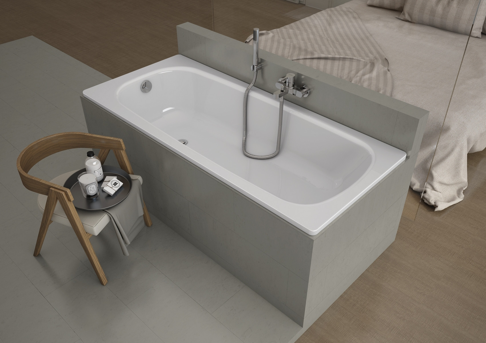 Baignoire TRINITA- baignoire design - mobilier salle de bain design