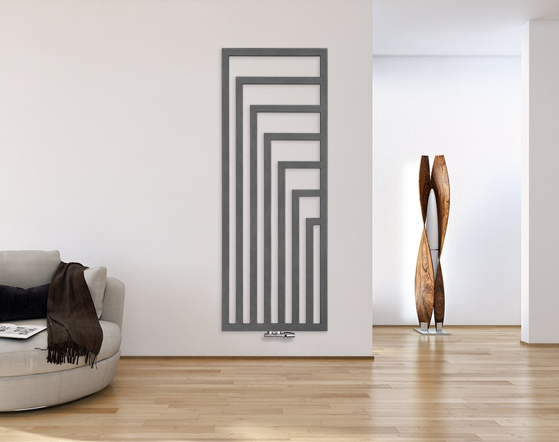 Soportes de pared para radiador, columna vertical de diseño