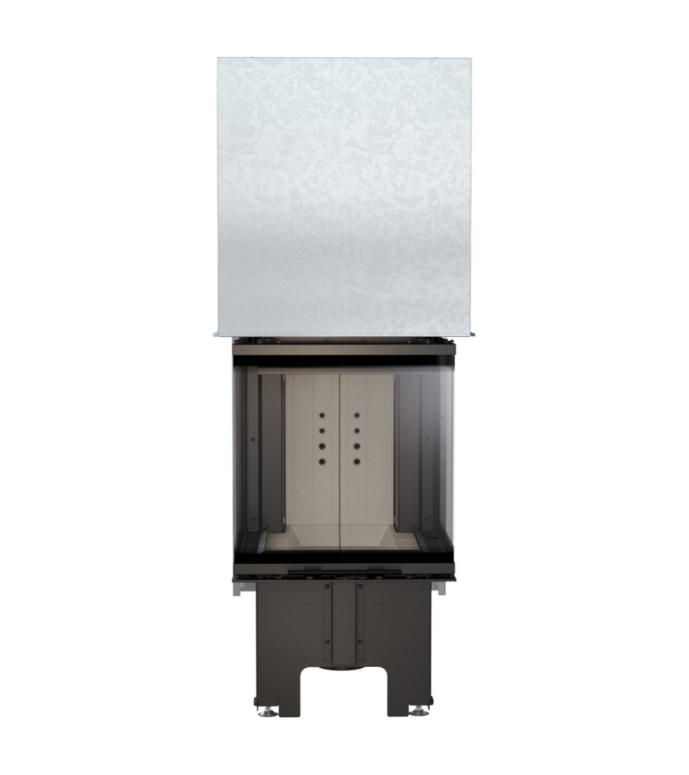 Insert cheminées à bois NOLWENN 3 côtés vitrés, porte guillotine 10 kW Insert cheminées à bois NOLWENN 3 côtés vitrés, porte guillotine 10 kW