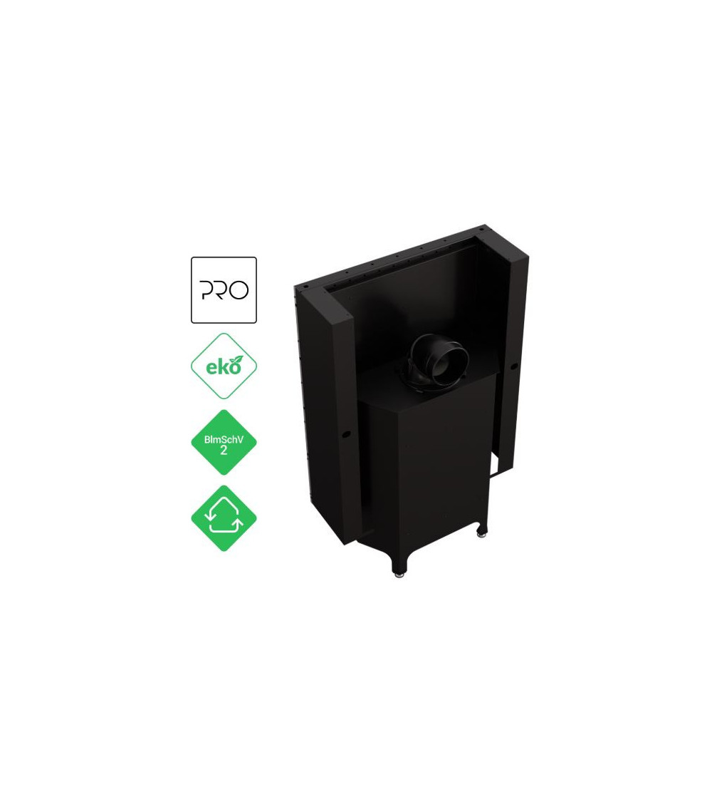 Insert cheminées à bois NADINE porte guillotine 16.5 kW Insert cheminées à bois NADINE porte guillotine 16.5 kW