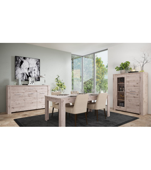 Comedor completo roble claro de JORK II