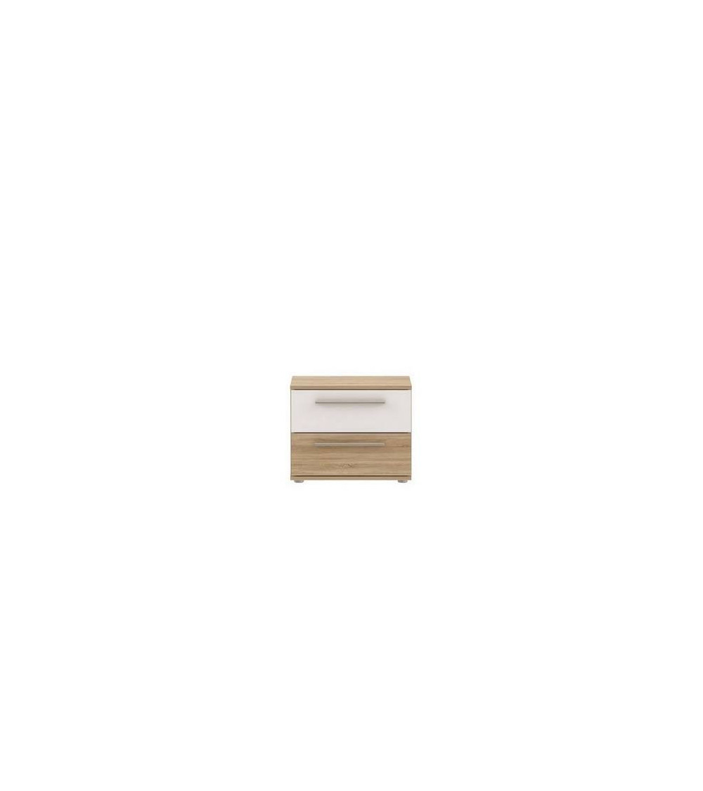 Rovere e camera completa AMALTI bianco letto 160 x 200 cm con box contenitore 