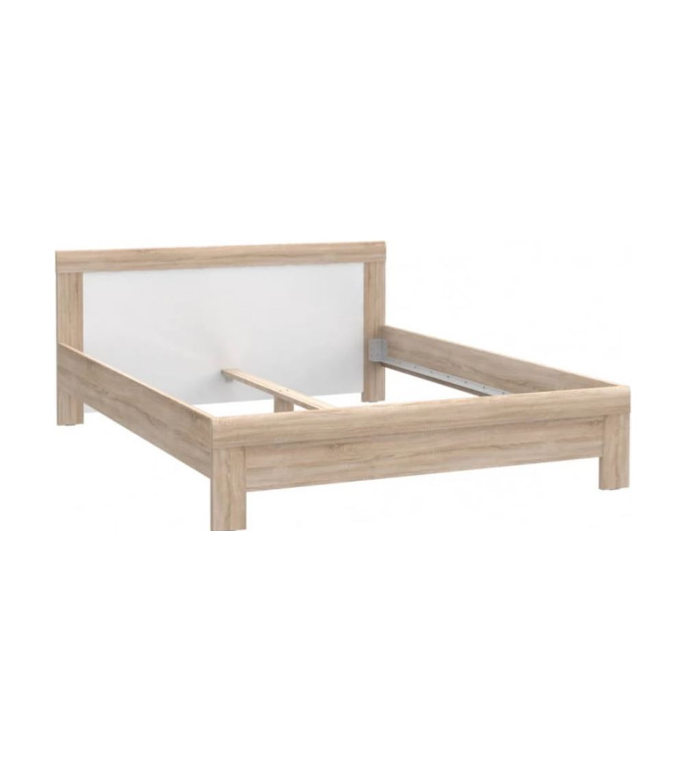 Rovere e camera completa AMALTI bianco letto 160 x 200 cm con box contenitore 
