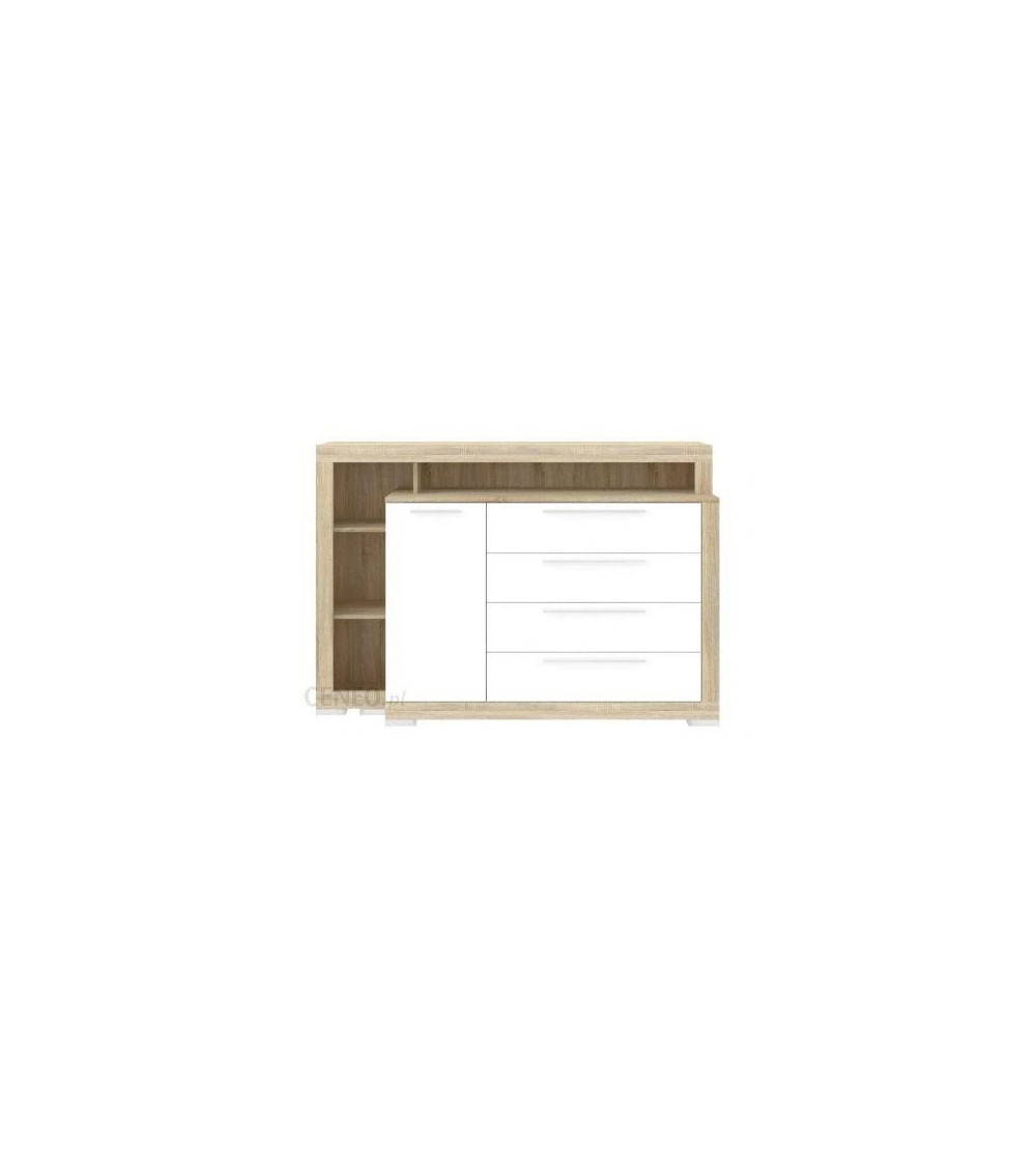 Rovere e camera completa AMALTI bianco letto 160 x 200 cm con box contenitore 