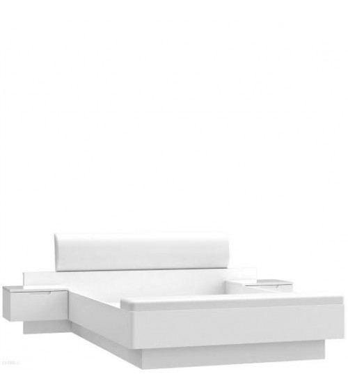 Rovere e camera completa AMALTI bianco letto 160 x 200 cm con box contenitore 