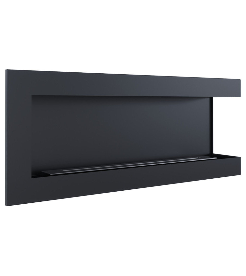 Cheminée bio-éthanol delta d'angle 70 cm Cheminée bio-éthanol delta d'angle 70 cm