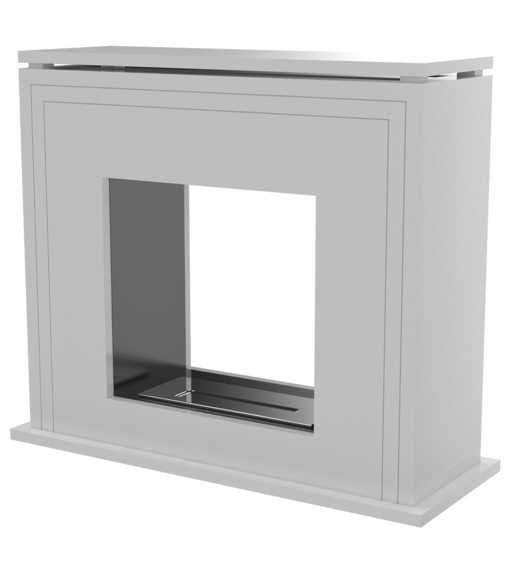 Cheminée bio-éthanol delta d'angle 70 cm Cheminée bio-éthanol delta d'angle 70 cm