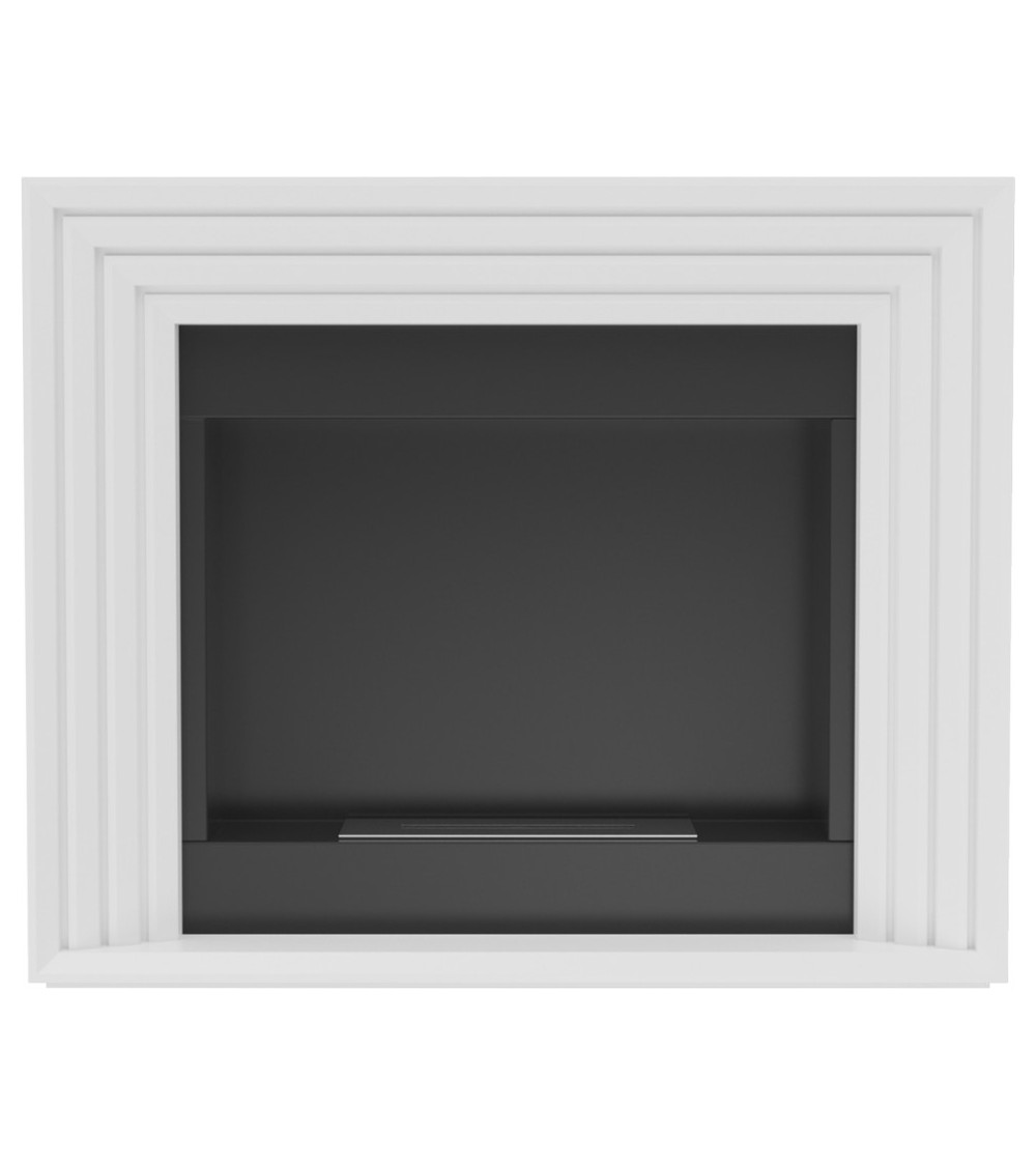 Cheminée bio-éthanol delta d'angle 70 cm