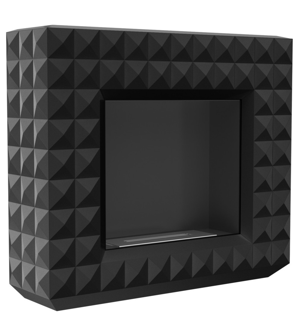 Caminetto a bioetanolo EGZUL nero 114 cm