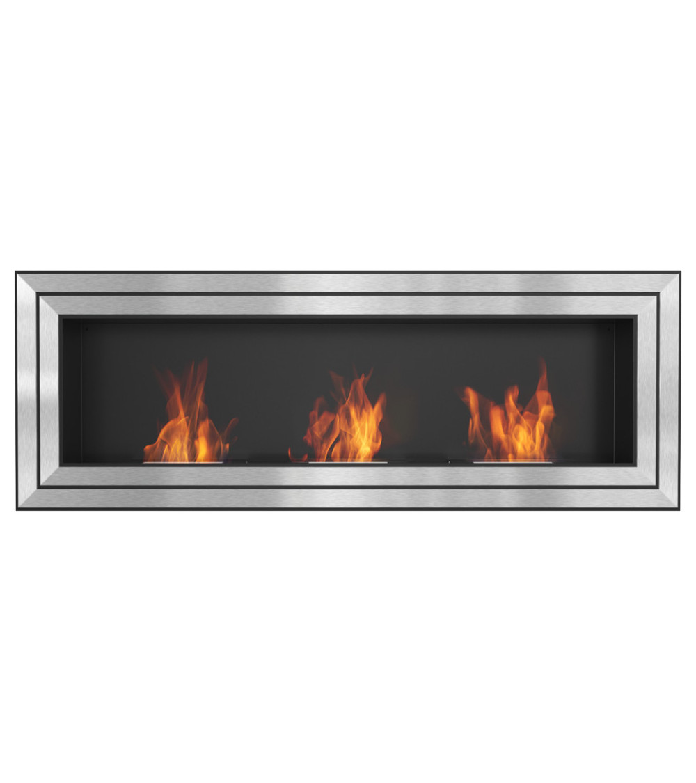 Cheminée bio-éthanol delta d'angle 70 cm Cheminée bio-éthanol delta d'angle 70 cm