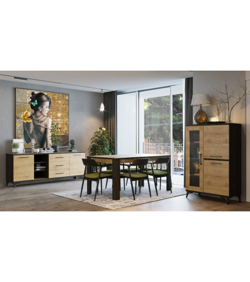 Comedor completo LAURA Gris