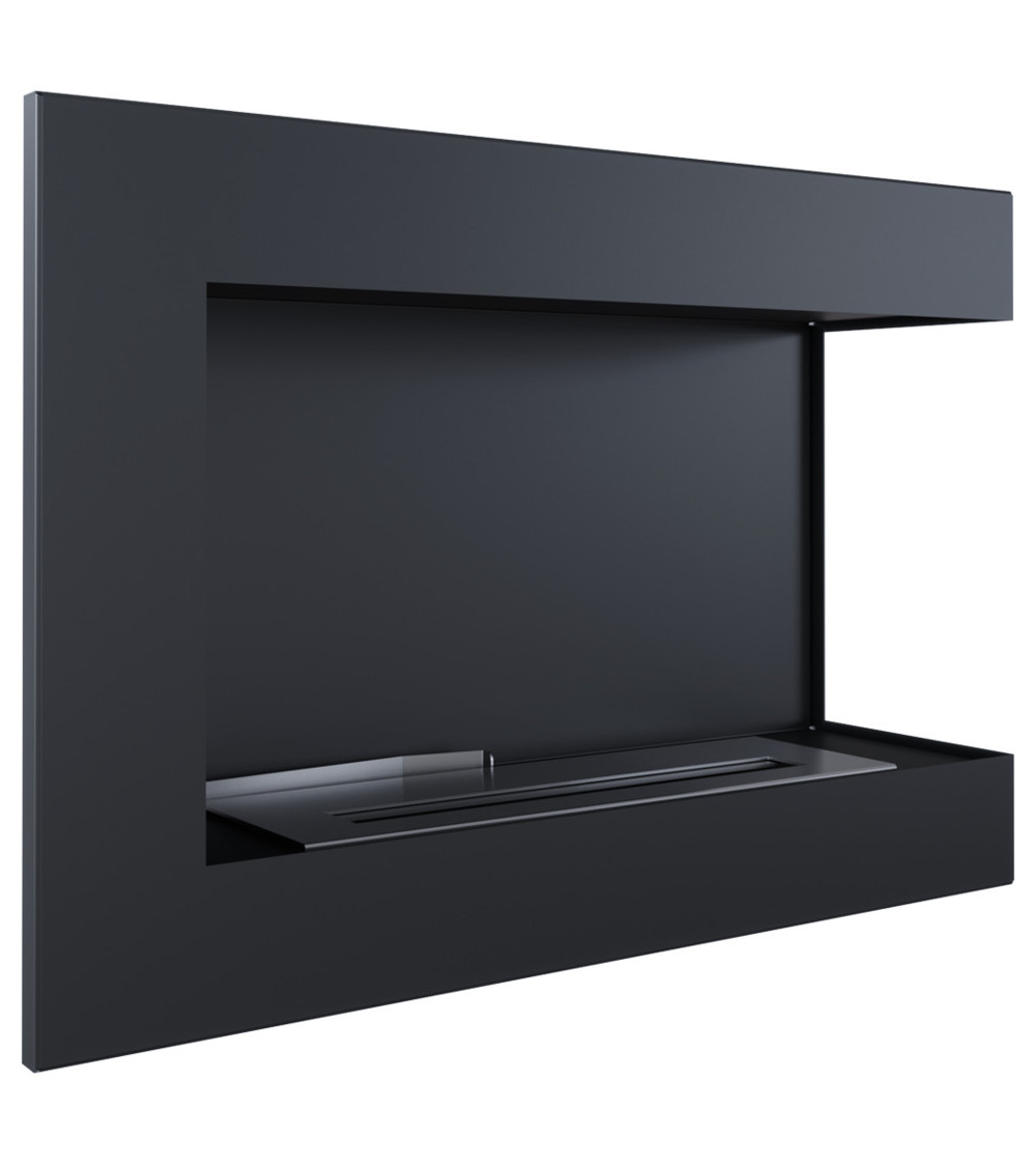 Caminetto a bioetanolo DELTA ad angolo con lato destro 60 cm Caminetto a bioetanolo DELTA ad angolo con lato destro 60 cm