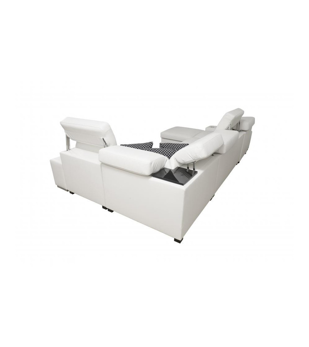 Canapé d'angle convertible réversible RICOTTI 283X207cm Canapé d'angle convertible réversible RICOTTI 283X207cm