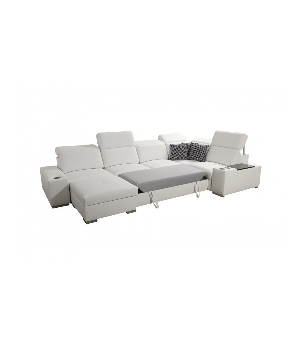 Canapé d'angle convertible réversible RICOTTI 283X207cm Canapé d'angle convertible réversible RICOTTI 283X207cm