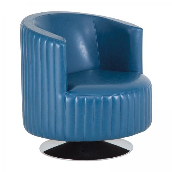FAUTEUIL BLEU - chaise design - boutique meuble et decoration