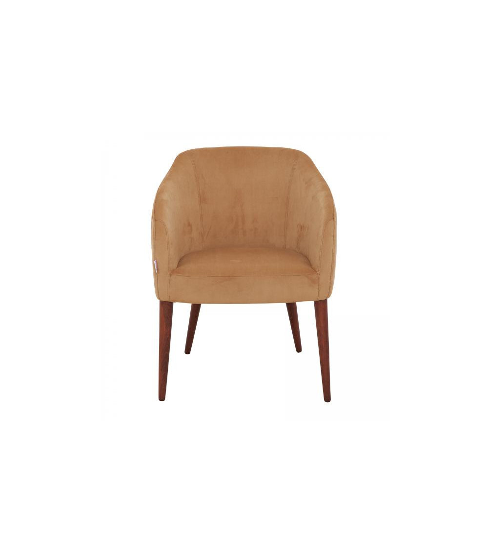 FAUTEUIL MEDA MARRON