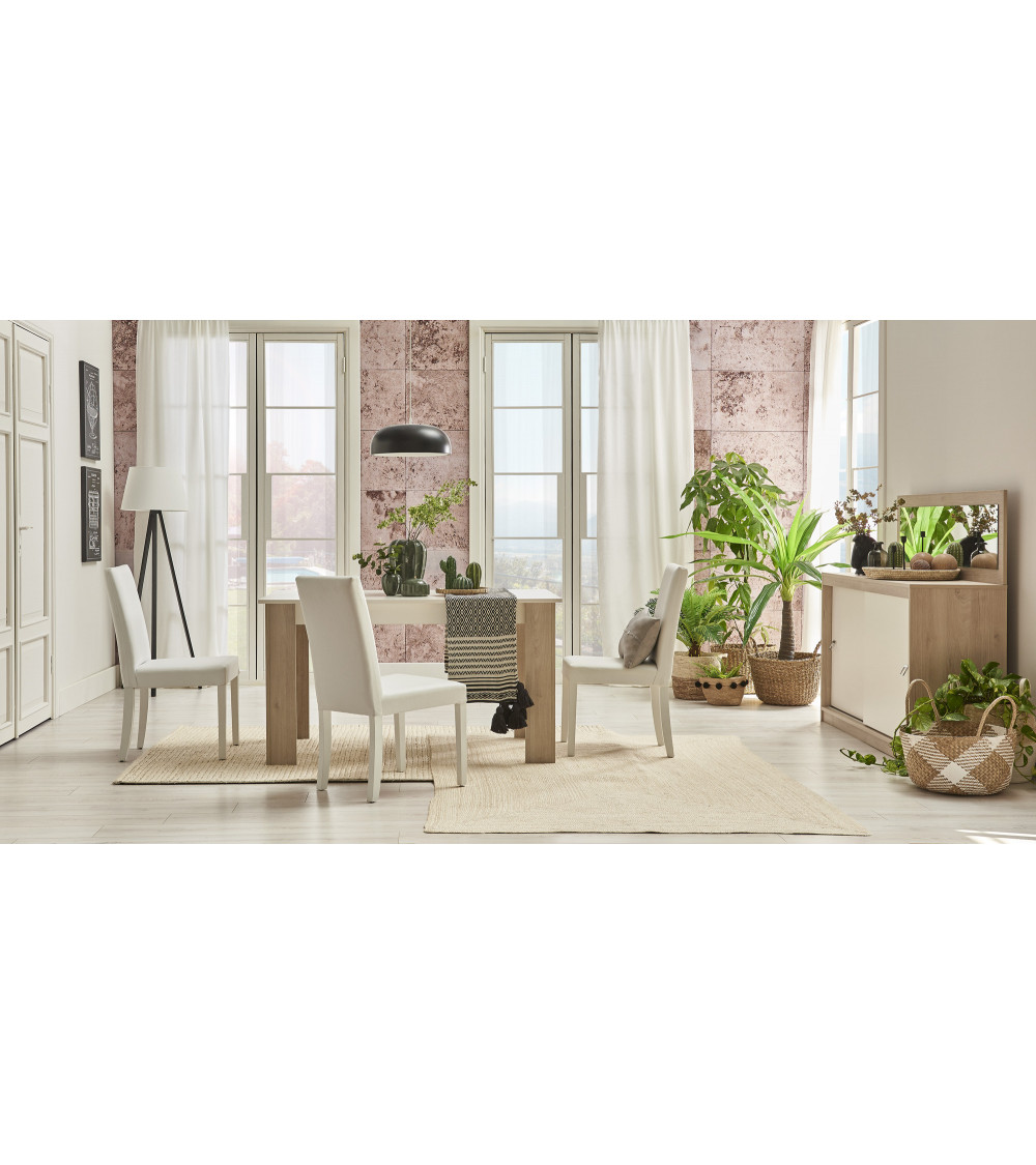 Comedor completo LAURA Gris Comedor completo LAURA Gris