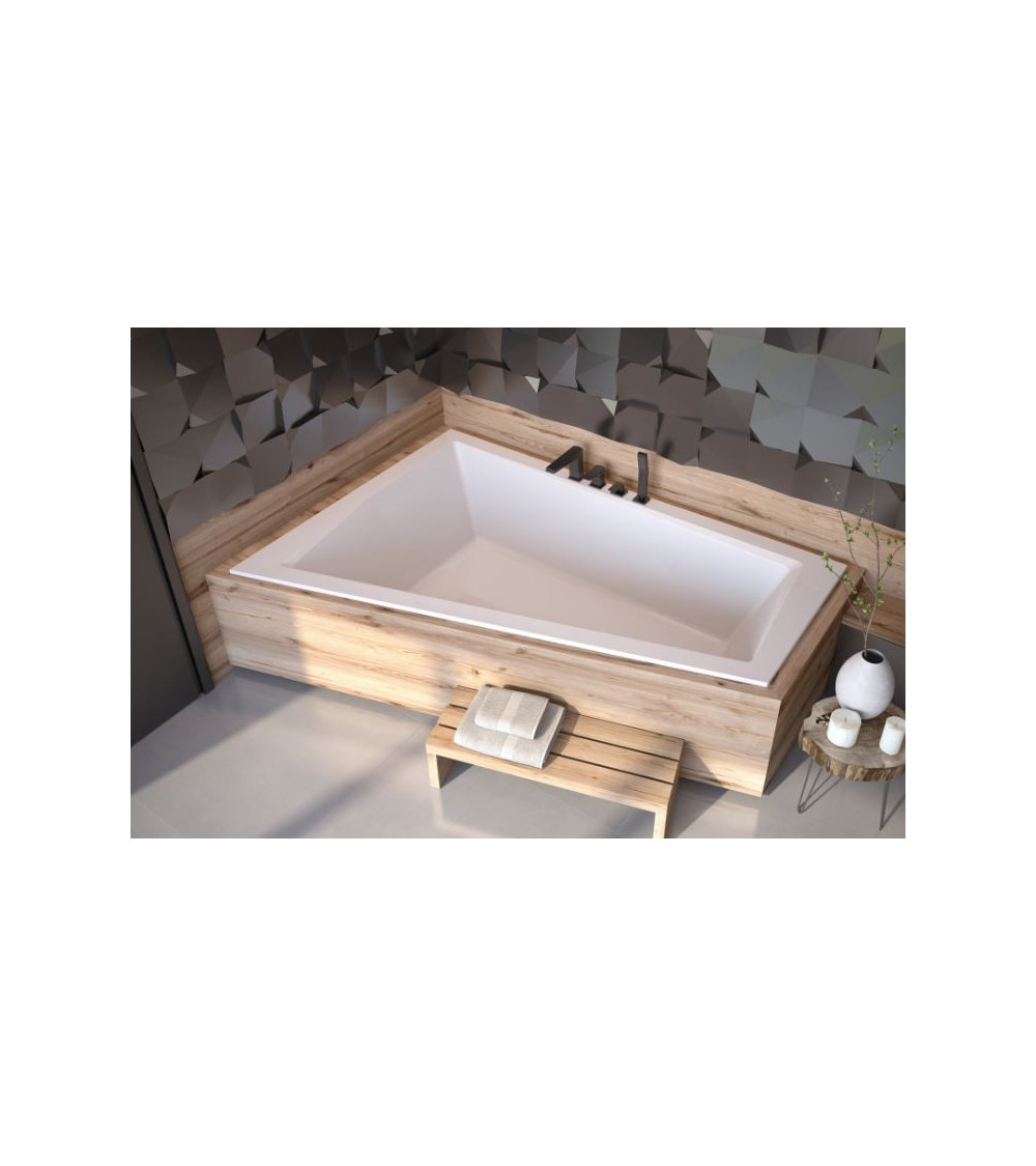 Vasca asimmetrica di INTEGRA 150/170 x 75 cm con barriera di vasca da bagno Vasca asimmetrica di INTEGRA 150/170 x 75 cm con barriera di vasca da bagno