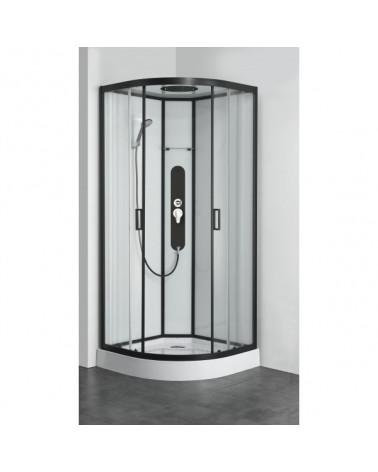 Cabine de douche VANDERA 90x90x225 cm NOIR