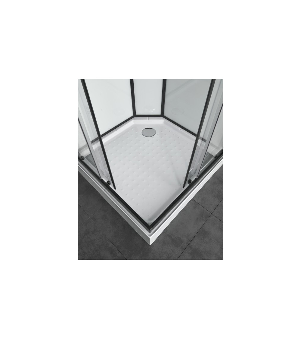 Cabine de douche VANDERA 90x90x225 cm NOIR
