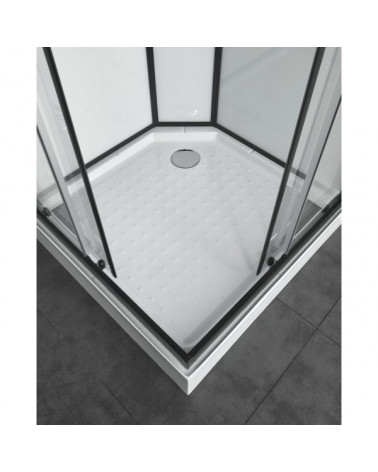 Cabine de douche VANDERA 90x90x225 cm NOIR