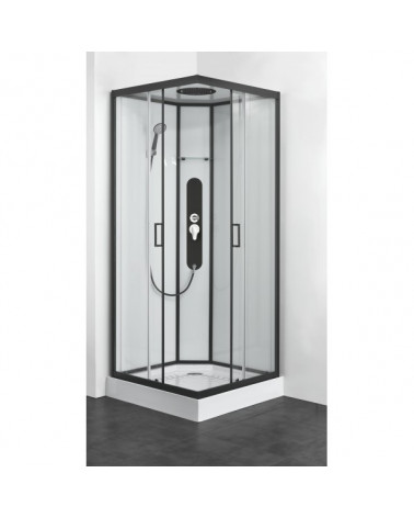 Cabine de douche VANDERA 90x90x225 cm NOIR