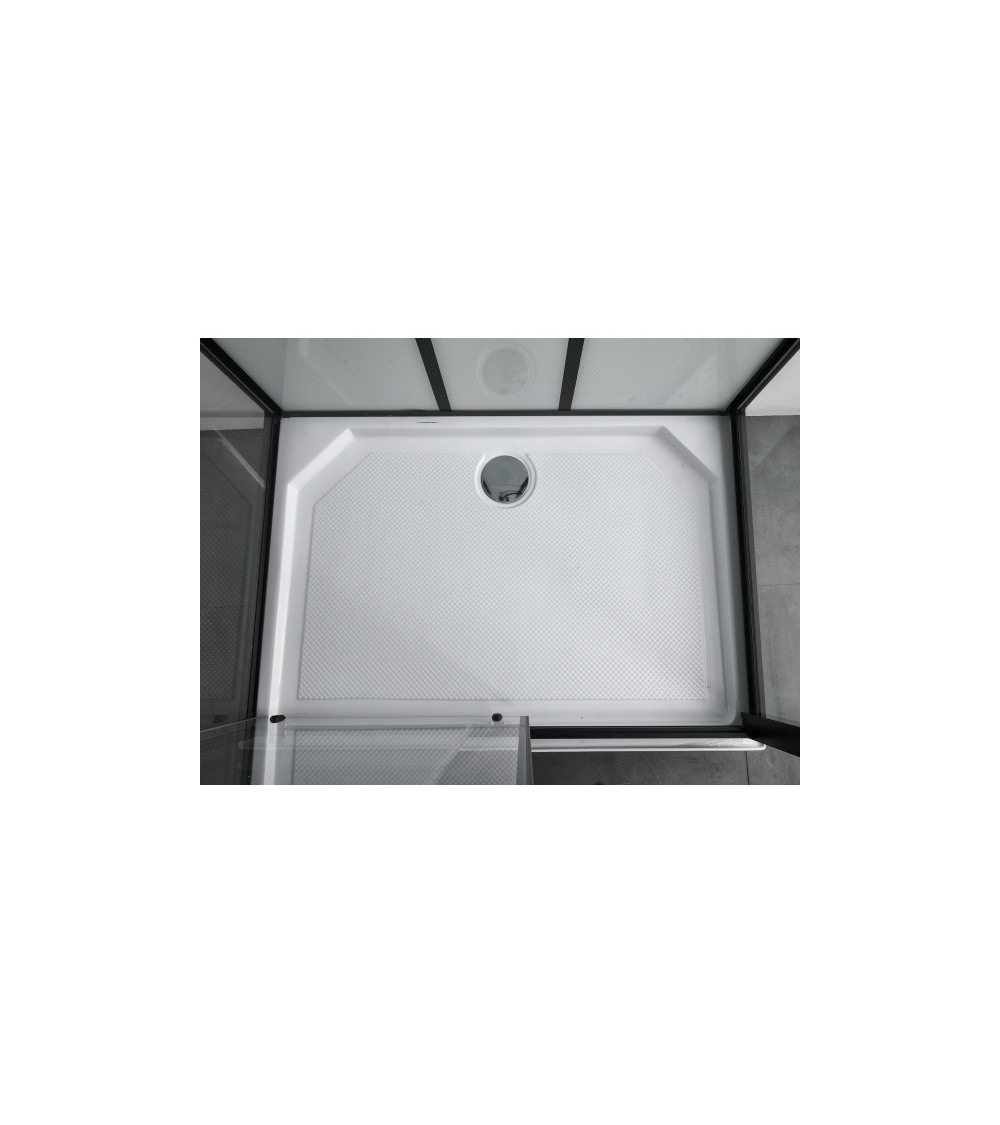 Cabine de douche VANDERA 90x90x225 cm NOIR