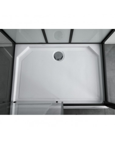 Cabine de douche VANDERA 90x90x225 cm NOIR