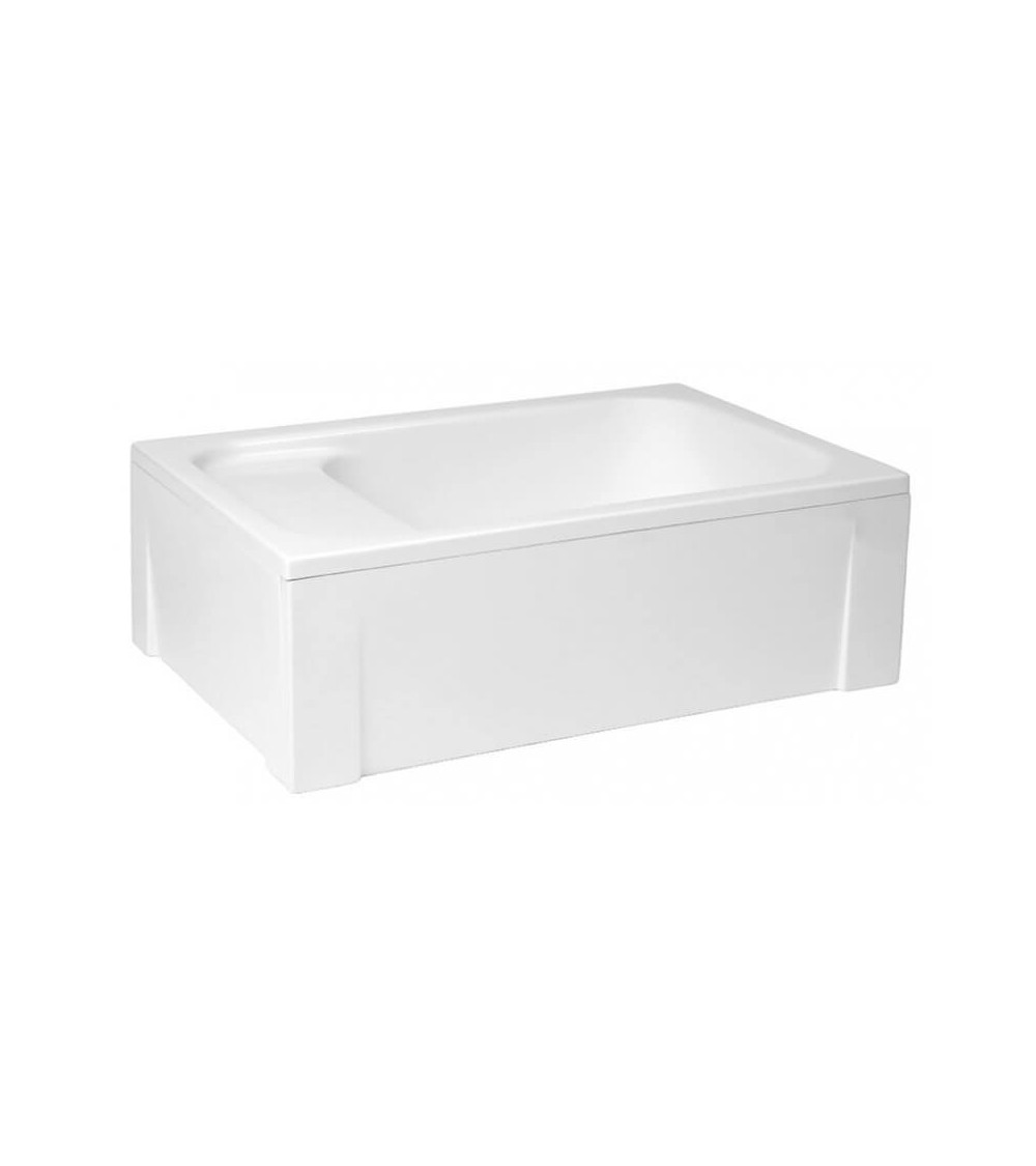 Plato de ducha de Barón 90x90x5.5 blanco redondo acrílico de 1/4 cm