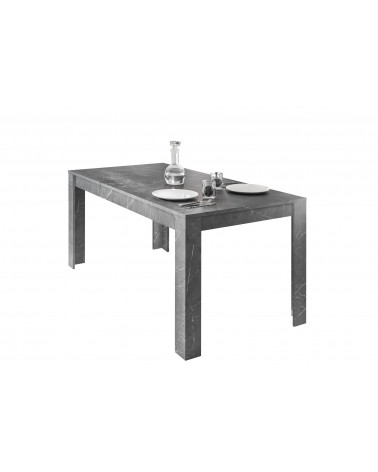 Table à manger extensible BASIC finition béton 137-185/79/90 cm