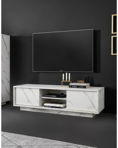Arredato TV DAMA bianco cm 121