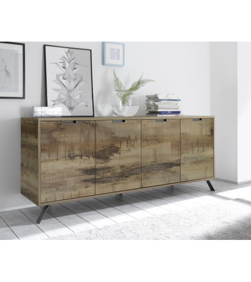 Buffet PALMA Péro 4 portes, 207 cm