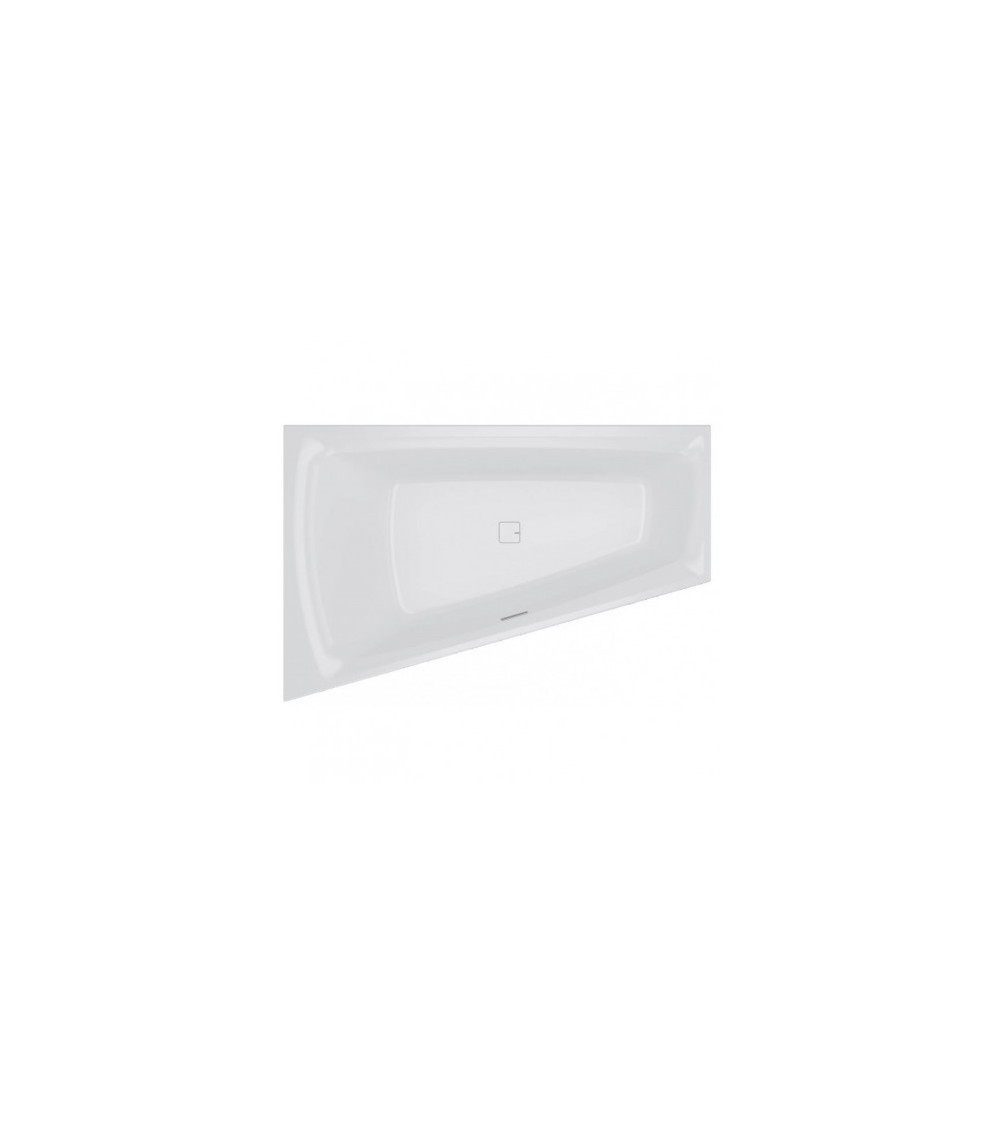 Baignoire d'angle Wonny 170x110 cm, droite
