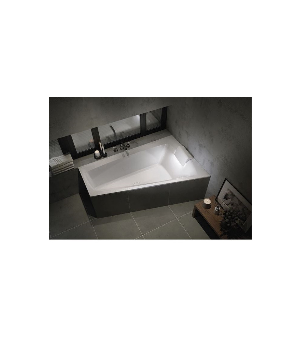 Baignoire d'angle WONNY 170x110 cm, gauche