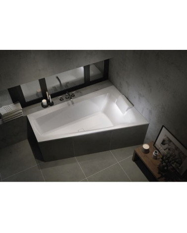 Baignoire d'angle WONNY 170x110 cm, gauche