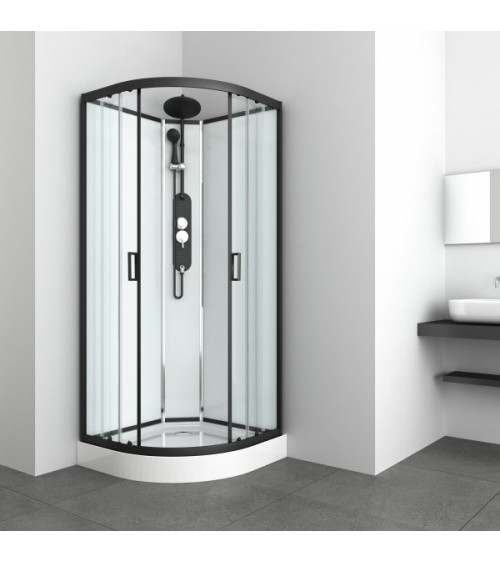 Cabine de douche hydromassante ALDABRA - 120x80x215cm