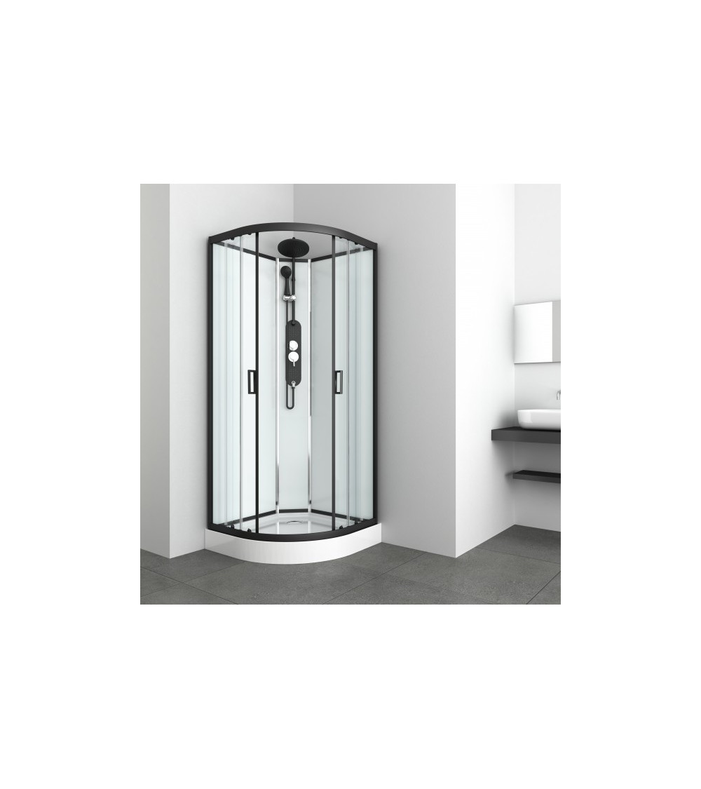 Cabine de douche KINEDA 90x90x225 cm montage rapide