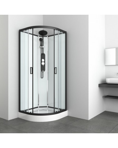 Cabine de douche KINEDA 90x90x225 cm montage rapide