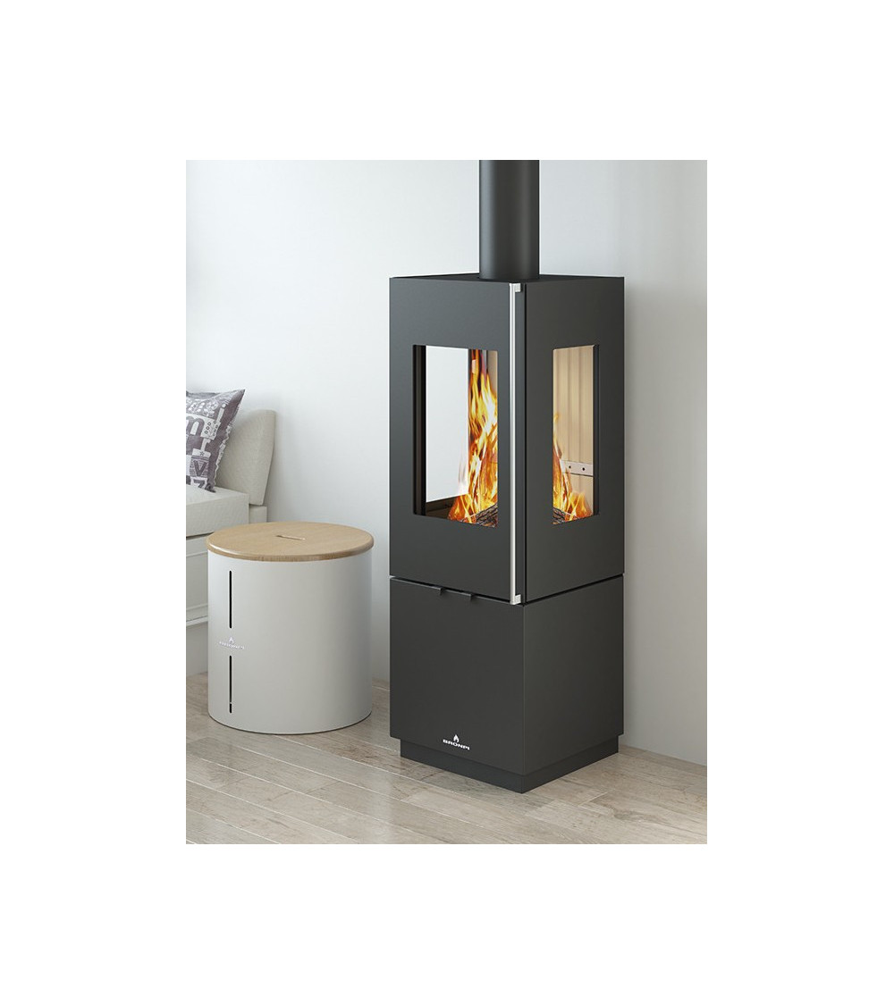 Poêle avec turbines JAKO 7 kW Poêle avec turbines JAKO 7 kW