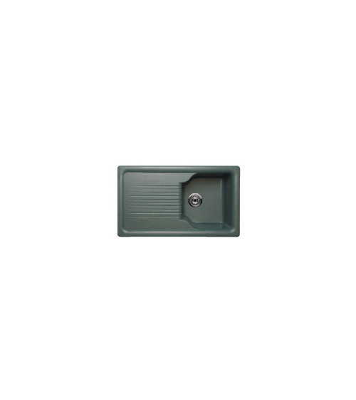 Evier simple Polino avec égouttoir 860 x 500 x 210mm