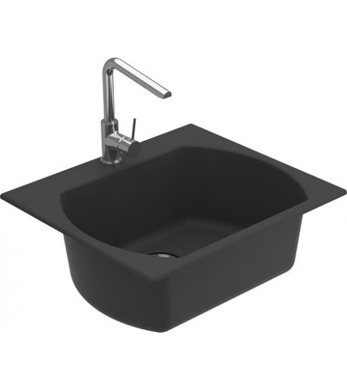 Evier simple Americano 635 x 559 x 221mm anthracite