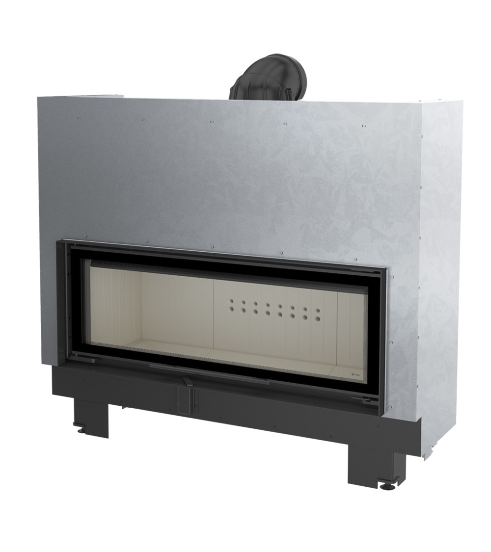 Insert cheminées à bois NADINE porte guillotine 17 kW